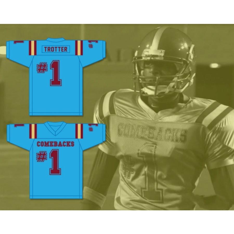 CUSTOM ANY Name Number TROTTER #1 HEARTLAND STATE UNIVERSITY Football Jersey Top Stitched S-6XL