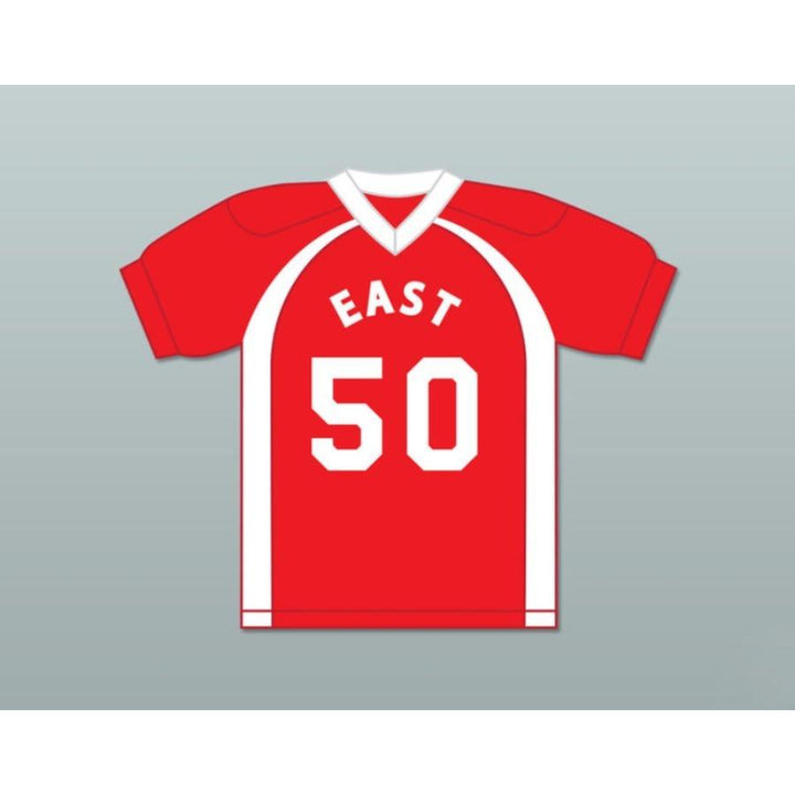 CUSTOM ANY Name Number XMUS JAXON FLAXON-WAXON 50 EAST FOOTBALL JERSEY KEY PEELE Top Stitched S-6XL