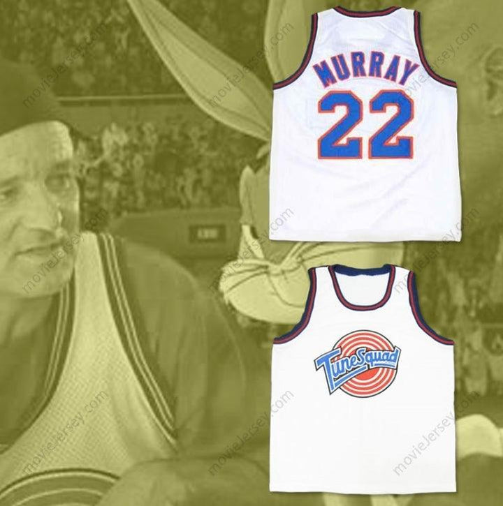 CUSTOM ANY Name Number BILL MURRAY SPACE JAM TUNE SQUAD BASKETBALL JERSEY Top Stitched S-6XL