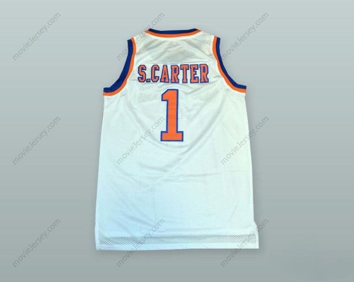 CUSTOM ANY Name Number SHAWN CARTER 1 ROC-A-FELLA WHITE BASKETBALL JERSEY Top Stitched S-6XL