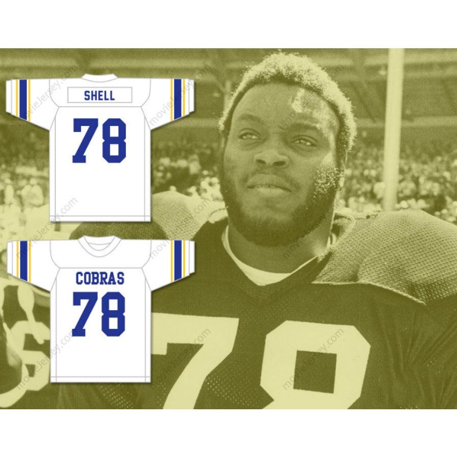 CUSTOM ANY Name Number ART SHELL 78 BONDS-WILSON HIGH SCHOOL COBRAS Football Jersey Top Stitched S-6XL