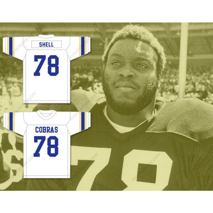 CUSTOM ANY Name Number ART SHELL 78 BONDS-WILSON HIGH SCHOOL COBRAS Football Jersey Top Stitched S-6XL