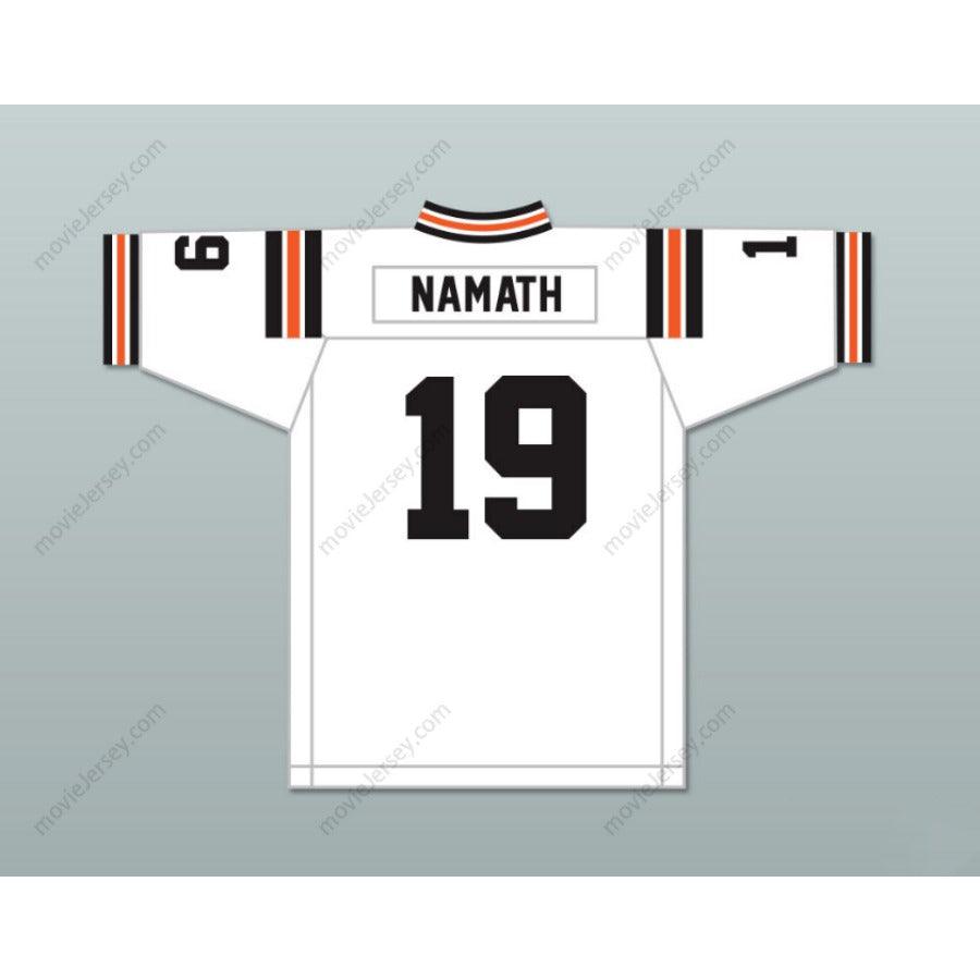 CUSTOM Name JOE NAMATH 19 BEAVER FALLS HIGH SCHOOL TIGERS FOOTBALL JERSEY S-6XL