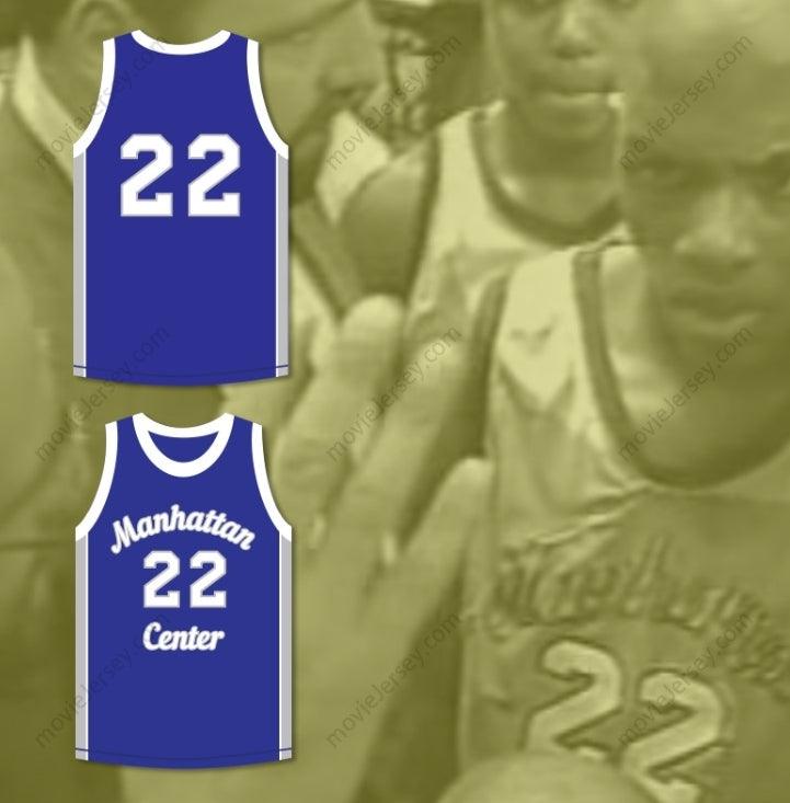 CUSTOM ANY Name Number RAPPER MASE 22  CENTER RAMS BLUE BASKETBALL JERSEY Top Stitched S-6XL