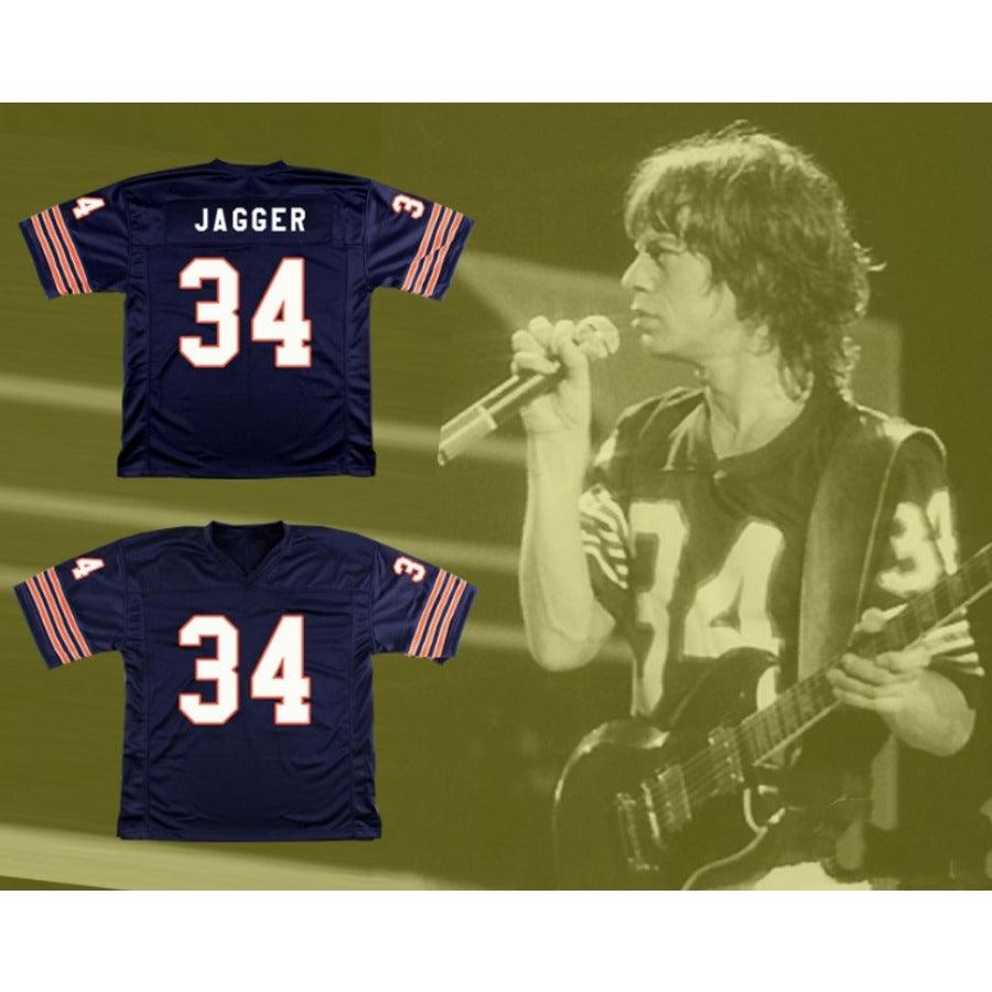 CUSTOM ANY Name Number MICK JAGGER 34 CONCERT Football Jersey Top Stitched S-6XL