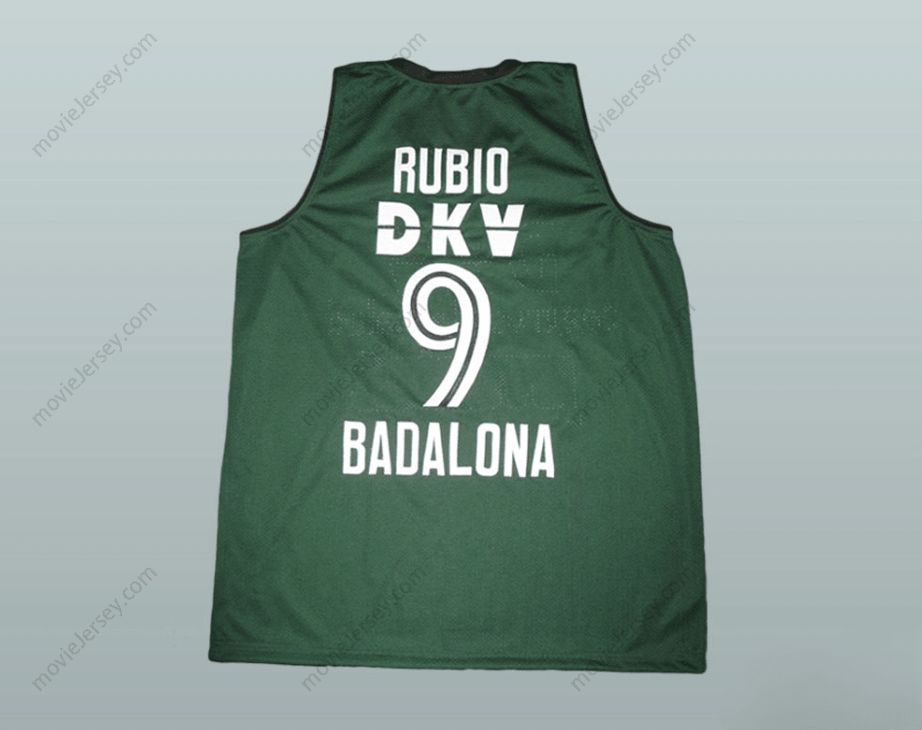 CUSTOM ANY Name Number RICKY RUBIO DKV BARCELONA BASKETBALL JERSEY Top Stitched S-6XL