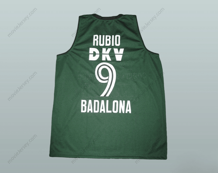 CUSTOM ANY Name Number RICKY RUBIO DKV BARCELONA BASKETBALL JERSEY Top Stitched S-6XL