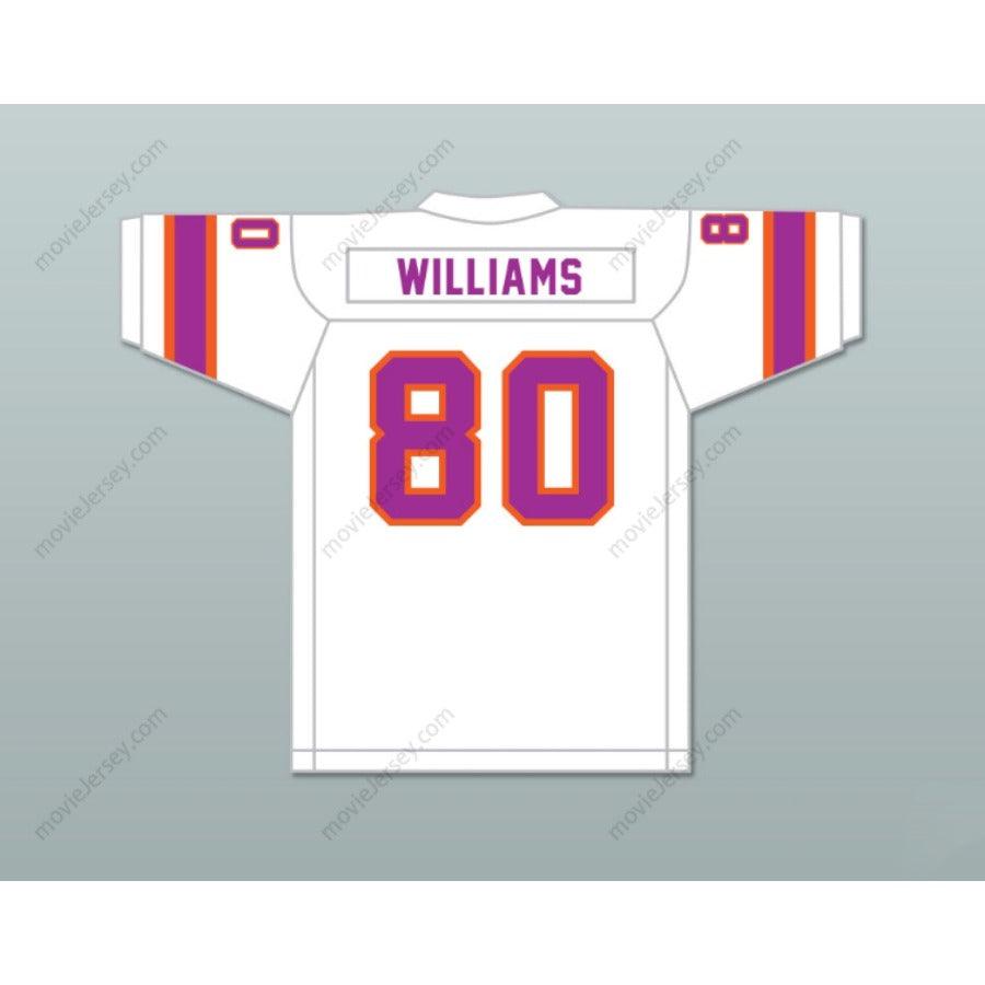 CUSTOM ANY Name Number 1974-75 WFL DAVE WILLIAMS 80 SOUTHERN CALIFORNIA SUN HOME FOOTBALL JERSEY Top Stitched S-6XL