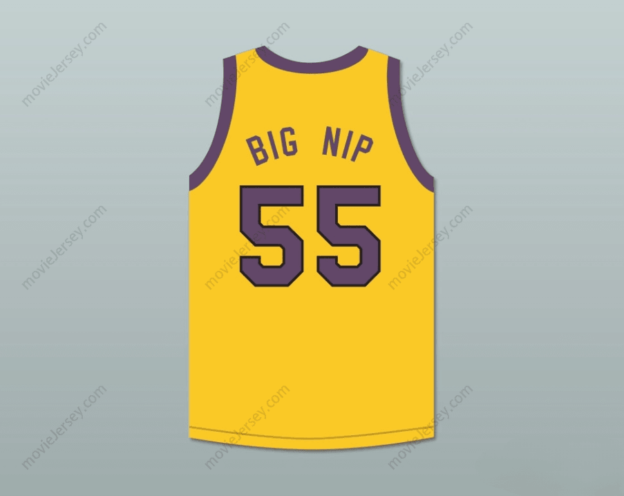 CUSTOM ANY Name Number NIPSEY BIG NIP 55 YELLOW BASKETBALL JERSEY MARTIN Top Stitched S-6XL