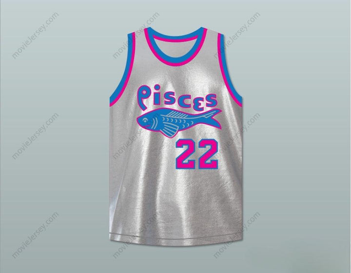 CUSTOM ANY Name Number JAMAL MALIK TRUTH 22  PISCES BASKETBALL JERSEY THE FISH THAT SAVED  Top Stitched S-6XL