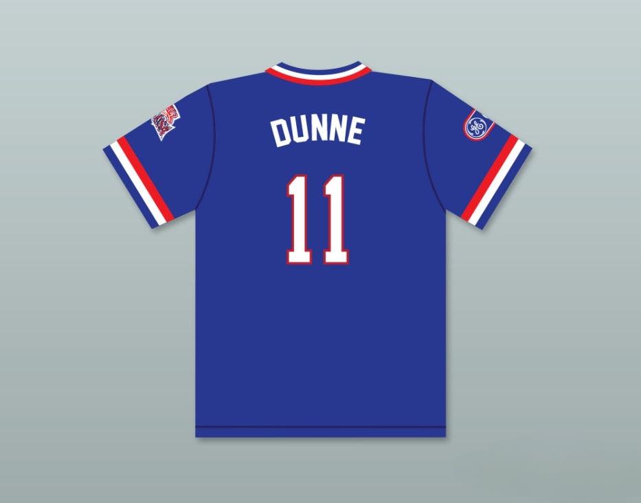 Custom Any Name Number MIKE DUNNE 11 1984 USA TEAM BLUE BASEBALL JERSEY Top Stitched S-6XL