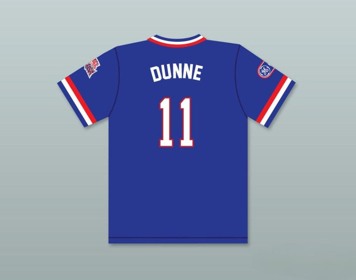 Custom Any Name Number MIKE DUNNE 11 1984 USA TEAM BLUE BASEBALL JERSEY Top Stitched S-6XL