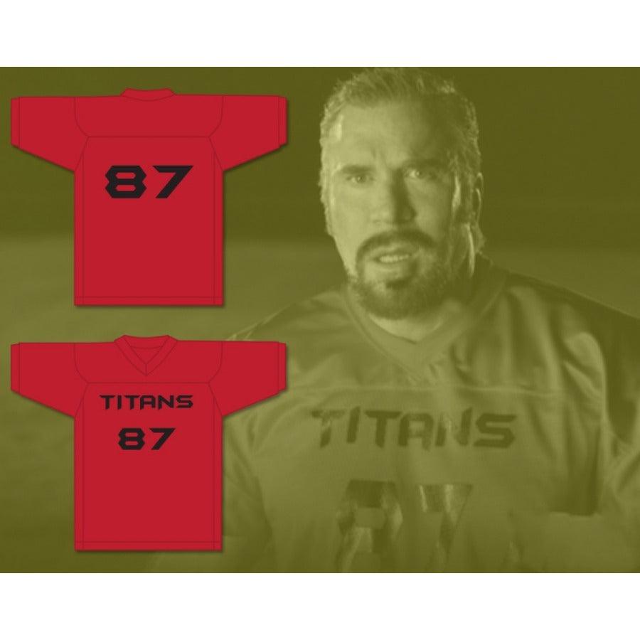 CUSTOM ANY Name Number THAD RUFIO JOHNSON 87 TITANS INTRAMURAL FLAG Football Jersey Top Stitched S-6XL
