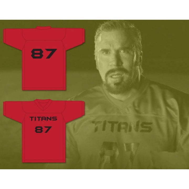 CUSTOM ANY Name Number THAD RUFIO JOHNSON 87 TITANS INTRAMURAL FLAG Football Jersey Top Stitched S-6XL