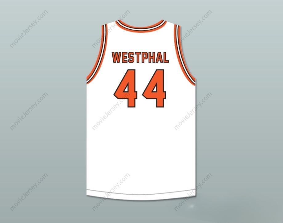 CUSTOM ANY Name Number PAUL WESTPHAL 44 AVIATION HIGH SCHOOL FALCONS WHITE BASKETBALL JERSEY Top Stitched S-6XL