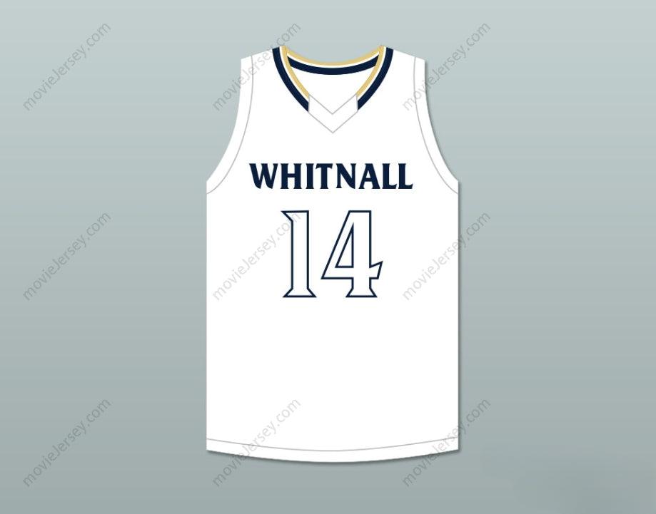 CUSTOM ANY Name Number PLAYER 14 WHITNALL HIGH SCHOOL FALCONS WHITE BASKETBALL JERSEY Top Stitched S-6XL
