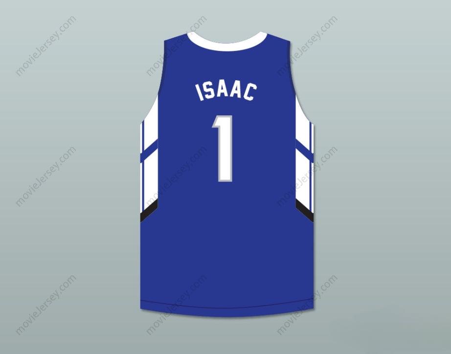 CUSTOM ANY Name Number JONATHAN ISAAC 1 IMG ACADEMY BLUE BASKETBALL JERSEY Top Stitched S-6XL