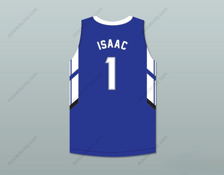 CUSTOM ANY Name Number JONATHAN ISAAC 1 IMG ACADEMY BLUE BASKETBALL JERSEY Top Stitched S-6XL