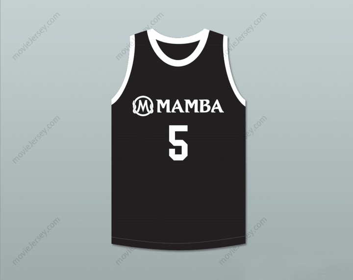 CUSTOM ANY Name Number ALYSSA 5 MAMBA BALLERS BLACK BASKETBALL JERSEY VERSION 4 Top Stitched S-6XL