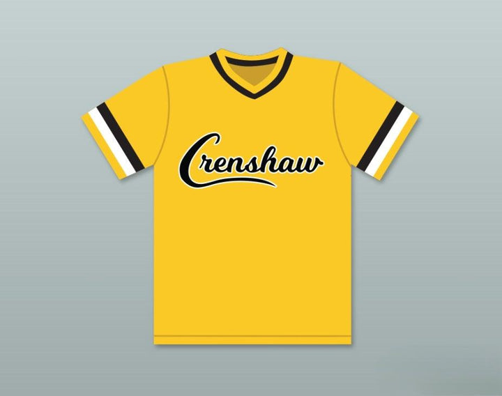 Custom Any Name Number DARRYL STRAWBERRY 18 CRENSHAW HIGH SCHOOL COUGARS YELLOW BASEBALL JERSEY Top Stitched S-6XL