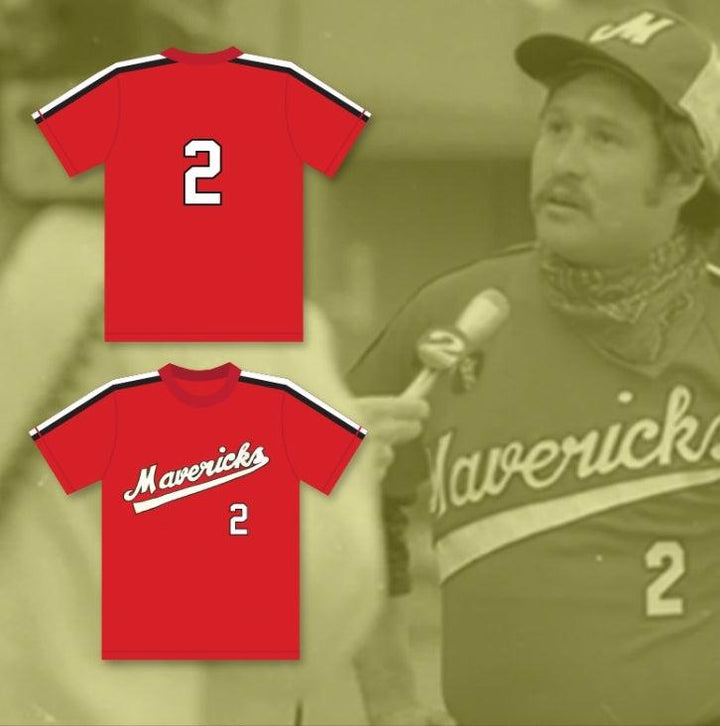 Custom Any Name Number JOE GARZA 2   BASEBALL JERSEY THE BATTERED BASTARDS OF BASEBALL Top Stitched S-6XL