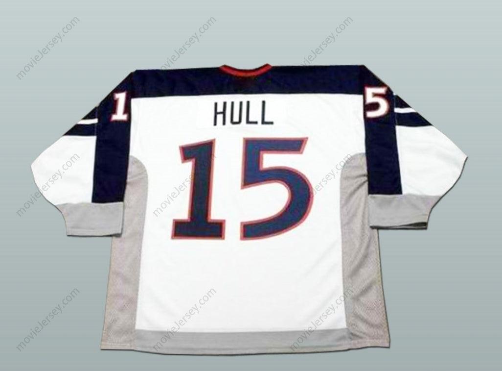 Custom Any Name Number Brett Hull 15 USA National Team Hockey Jersey Any Player or Number Stitched Top Stitched S-6XL