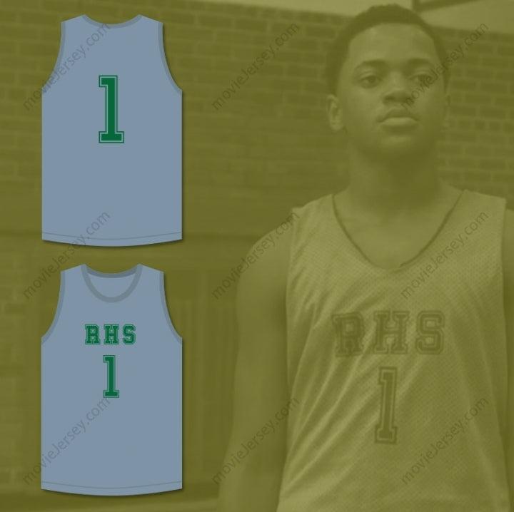 CUSTOM ANY Name Number TERRON FORTE 1 RHS GRAY BASKETBALL JERSEY AMATEUR Top Stitched S-6XL