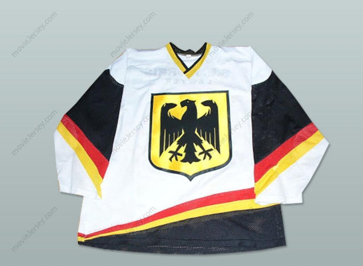 Custom Any Name Number Germany National Team Hockey Jersey Any Player or Number Stitched Top Stitched S-6XL