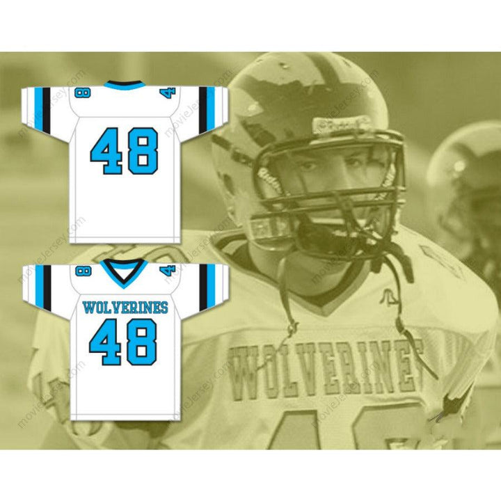 CUSTOM ANY Name Number ROB GRONKOWSKI 48 WOODLAND HILLS HIGH SCHOOL WOLVERINES Football Jersey Top Stitched S-6XL