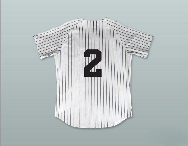 Custom Any Name Number JERRY SEINFELD 2 IMPROV WHITE PINSTRIPED BASEBALL JERSEY 'THE UNDERSTUDY' Top Stitched S-6XL