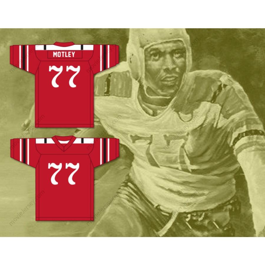 CUSTOM ANY Name Number MARION MOTLEY 77 CANTON MCKINLEY HIGH SCHOOL PUPS WHITE Football Jersey Top Stitched S-6XL