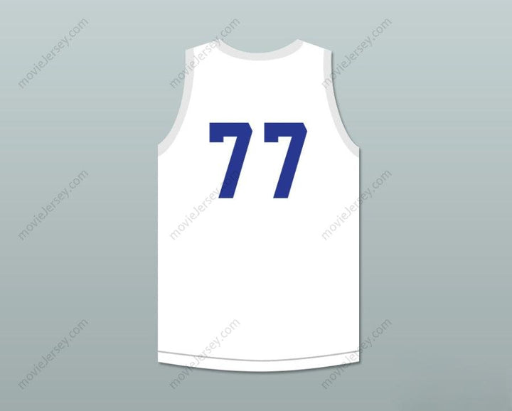 CUSTOM ANY Name Number SENIORS 77 WHITE BASKETBALL JERSEY Top Stitched S-6XL
