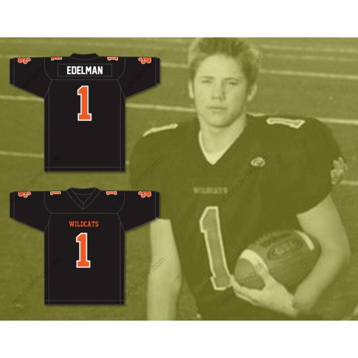 CUSTOM WILDCATS JULIAN EDELMAN 1 HIGH SCHOOL FOOTBALL JERSEY Stitched S-6XL