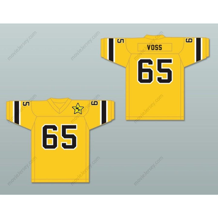 CUSTOM ANY Name Number 1974 WFL LLOYD VOSS 65 NEW YORK STARS ROAD Football Jersey Top Stitched S-6XL