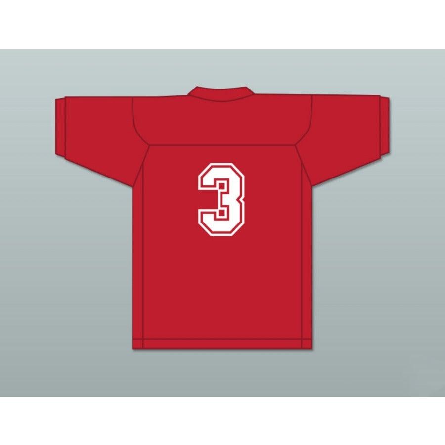 CUSTOM ANY Name Number MITCHELL 3 PUTNAM BADGERS HIGH SCHOOL RED Football Jersey Top Stitched S-6XL