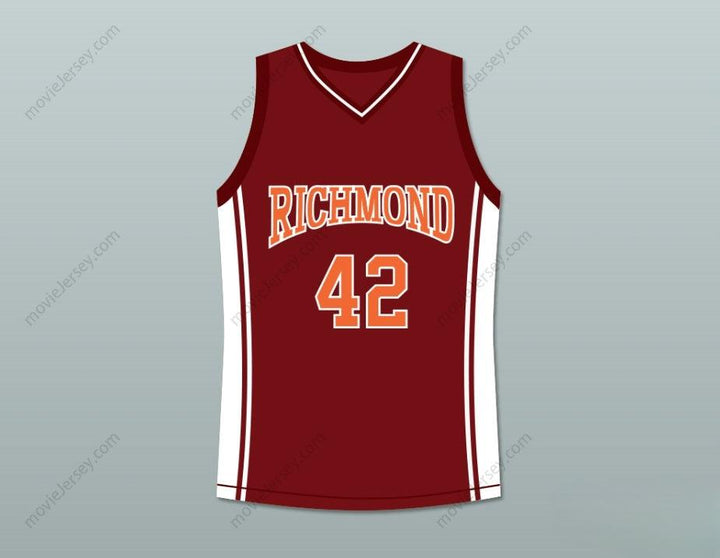 CUSTOM ANY Name Number ROB BROWN KENYON STONE 42 RICHMOND OILERS HOME BASKETBALL JERSEY COACH CARTER Top Stitched S-6XL