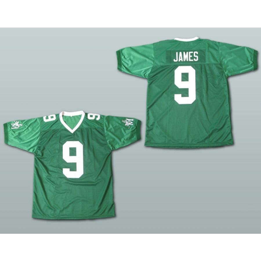 CUSTOM ANY Name Number LEBRON JAMES 9 FIGHTING IRISH HIGH SCHOOL Football Jersey Top Stitched S-6XL