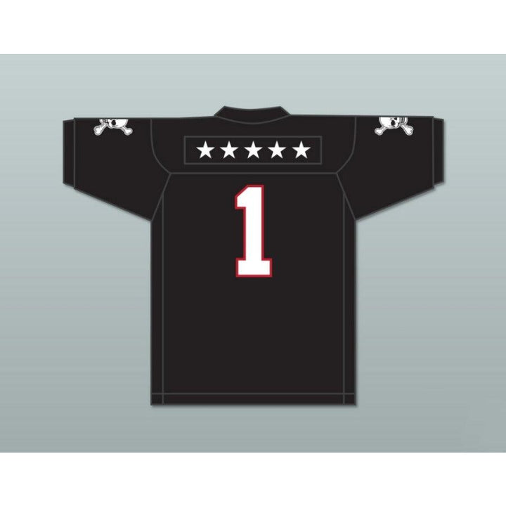 CUSTOM ANY Name Number DJ LAW 1 EMCC LIONS FOOTBALL JERSEY INCLUDES PATCHES Top Stitched S-6XL