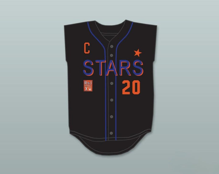 Custom Any Name Number SNOOP DOGG 20 STARS SOFTBALL JERSEY 10TH ANNUAL ROCK 'N JOCK SOFTBALL CHALLENGE 1999 Top Stitched S-6XL
