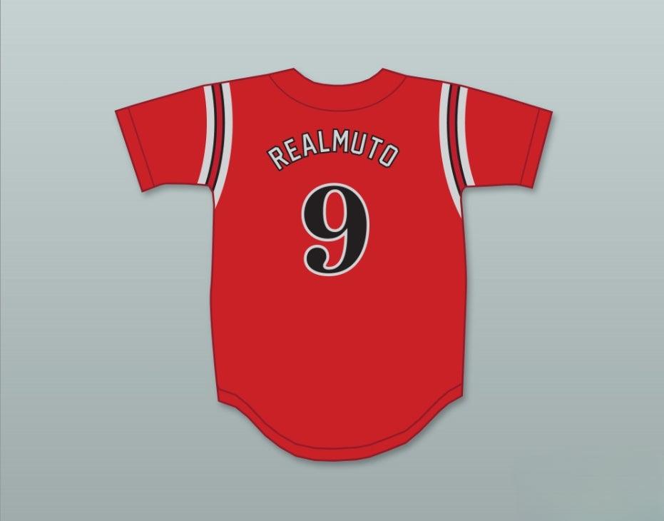 Custom Any Name Number JT REALMUTO 9 CARL ALBERT HIGH SCHOOL  RED BASEBALL JERSEY 2 Top Stitched S-6XL
