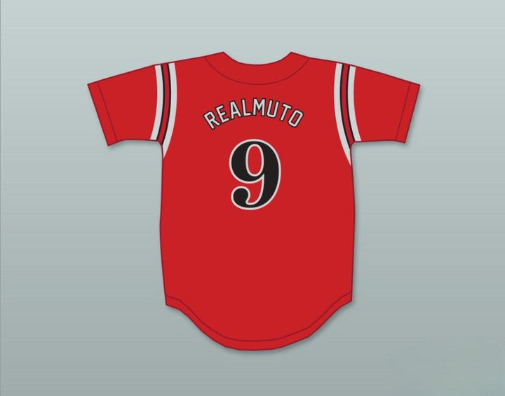 Custom Any Name Number JT REALMUTO 9 CARL ALBERT HIGH SCHOOL  RED BASEBALL JERSEY 2 Top Stitched S-6XL