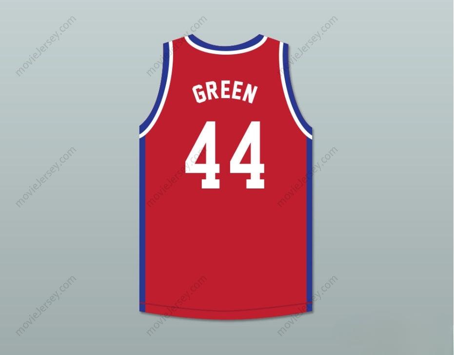 CUSTOM ANY Name Number SIDNEY GREEN 44 LARRY'S GAME RED BASKETBALL JERSEY 1988 CHARITY EVENT Top Stitched S-6XL