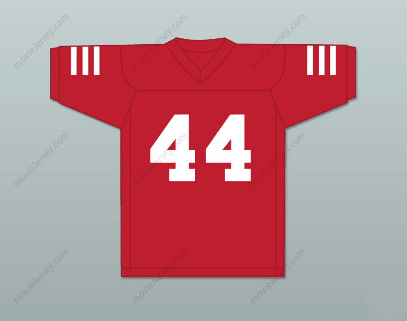 CUSTOM ANY Name Number JULIAN EDELMAN 44 REDWOOD CITY  RED FOOTBALL JERSEY Top Stitched S-6XL