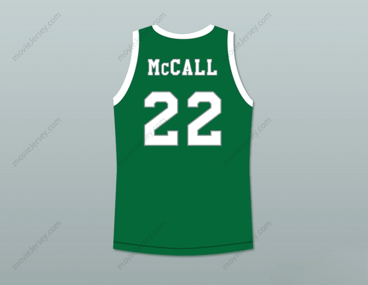 CUSTOM ANY Name Number QUINCY MCCALL 22 CRENSHAW HIGH SCHOOL GREEN BASKETBALL JERSEY LOVE AND BASKETBALL Top Stitched S-6XL