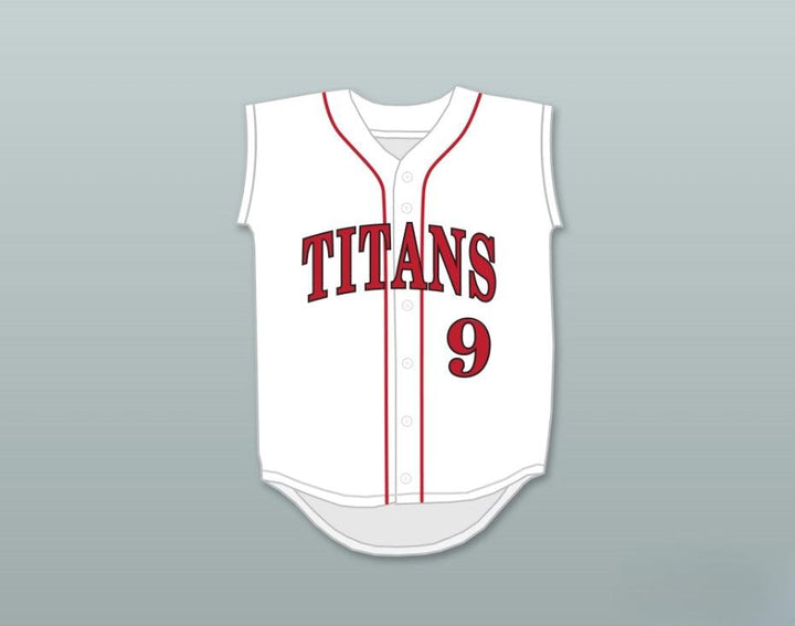 Custom Any Name Number JT REALMUTO 9 CARL ALBERT HIGH SCHOOL  WHITE BASEBALL JERSEY 1 Top Stitched S-6XL