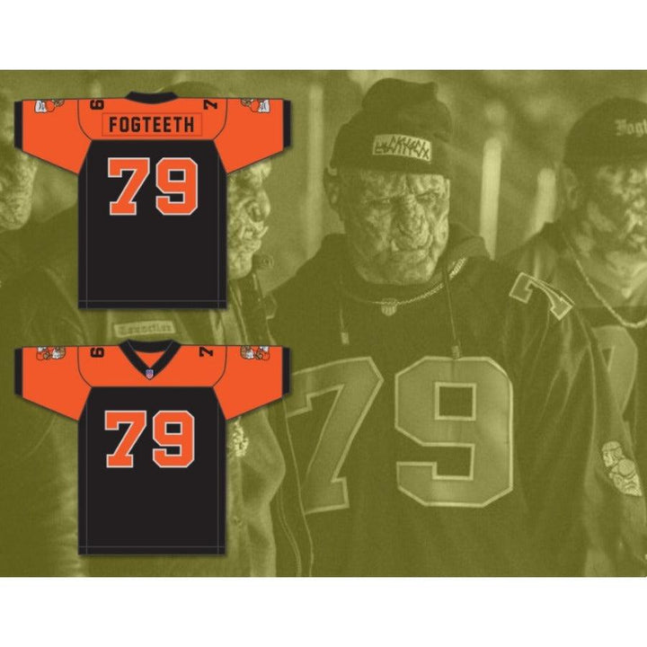 CUSTOM ANY Name PATCHES ORC FOGTEETH 79 Football Jersey Top Stitched S-6XL