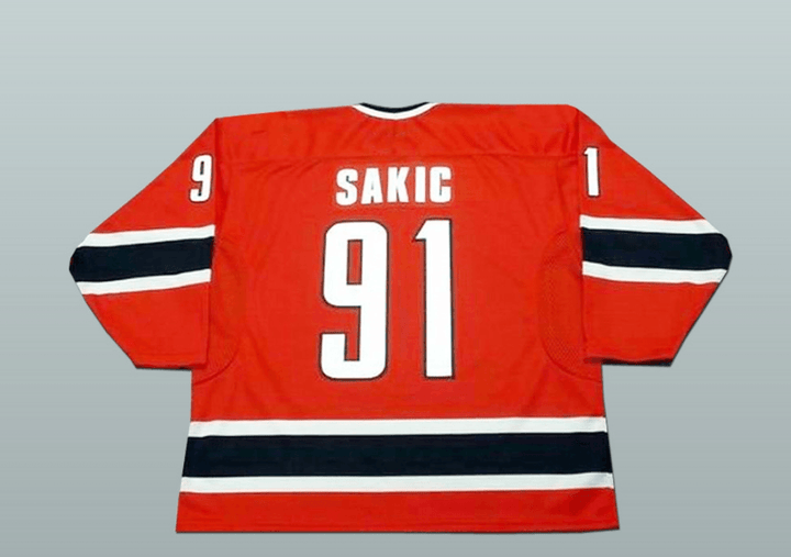 Custom Any Name Number Joe Sakic Team Canada Hockey Jersey Top Stitched S-6XL