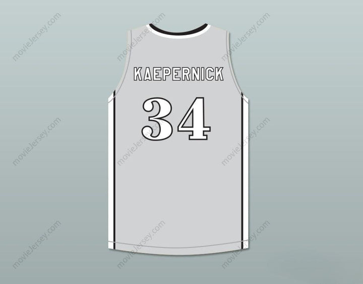 CUSTOM ANY Name Number COLIN KAEPERNICK 34 JOHN H. PITMAN HIGH SCHOOL PRIDE GRAY BASKETBALL JERSEY 2 Top Stitched S-6XL