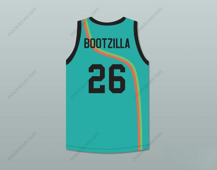 CUSTOM ANY Name Number BOOTSY 'BOOTZILLA' COLLINS 26 ROSWELL RAYGUNS TEAL BASKETBALL JERSEY Top Stitched S-6XL