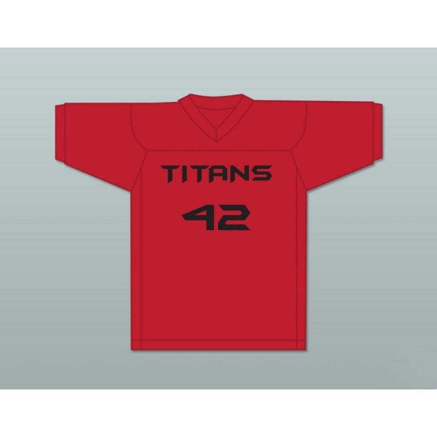 CUSTOM ANY Name Number RANDY 42 TITANS INTRAMURAL FLAG Football Jersey Top Stitched S-6XL